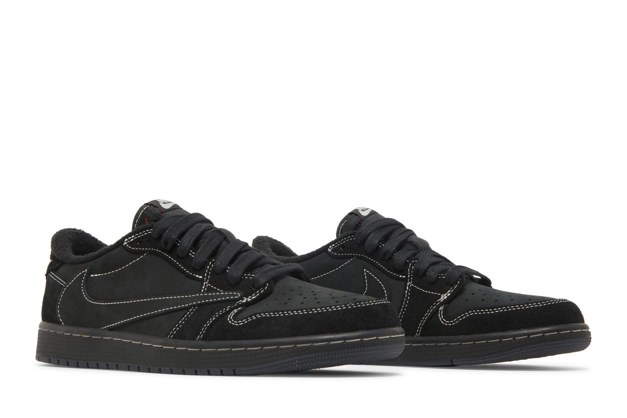 Tênis Nike Travis Scott x Air Jordan 1 Low OG SP Black Phantom Preto