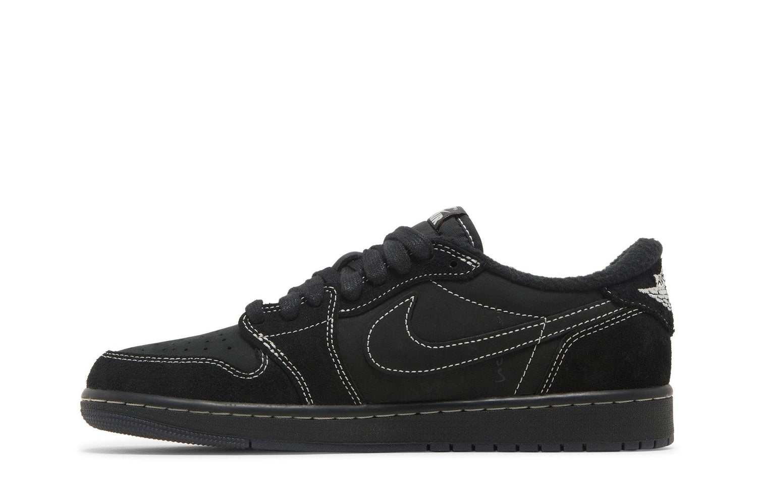 Tênis Nike Travis Scott x Air Jordan 1 Low OG SP Black Phantom Preto