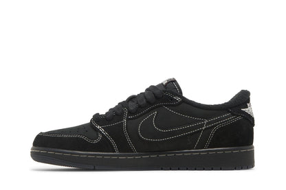 Tênis Nike Travis Scott x Air Jordan 1 Low OG SP Black Phantom Preto