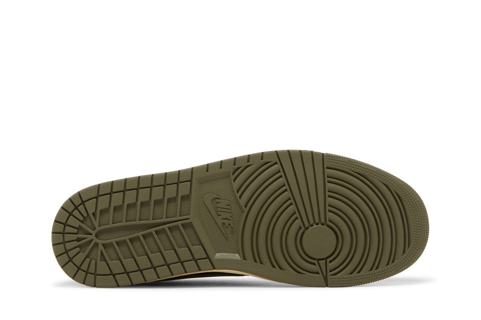 Tênis Nike Travis Scott x Nike Air Jordan 1 Retro Low OG SP Olive Branco