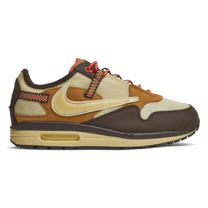 Tênis Travis Scott x Nike Air Max 1 Cactus Brown Marrom