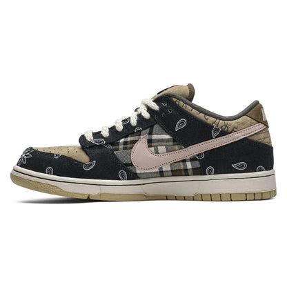 Tênis Travis Scott x Nike Dunk Low Cactus Jack Preto - foto 2