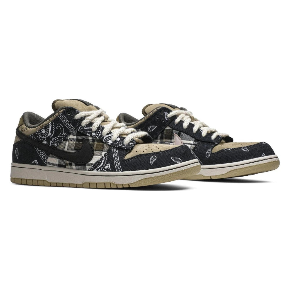 Tênis Travis Scott x Nike Dunk Low Cactus Jack Preto - foto 5