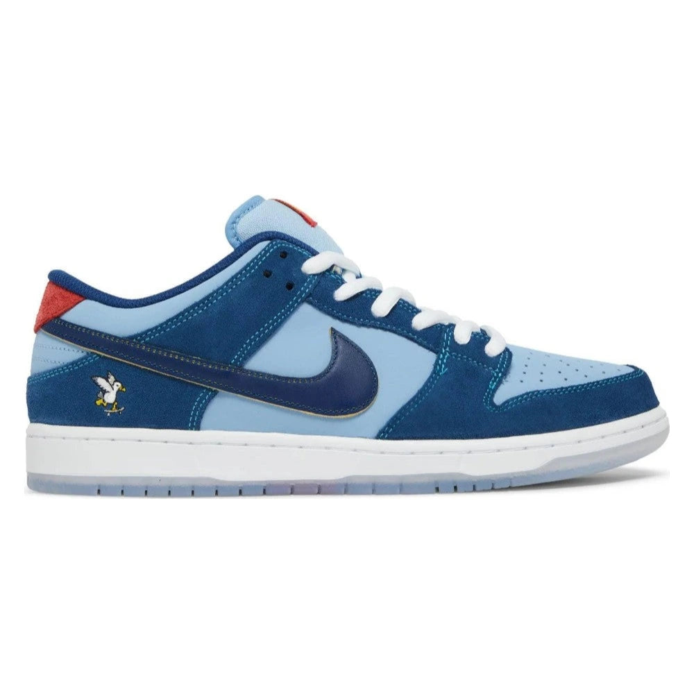 Tênis Why So Sad? x Nike SB Dunk Low The Predatory Bird Azul