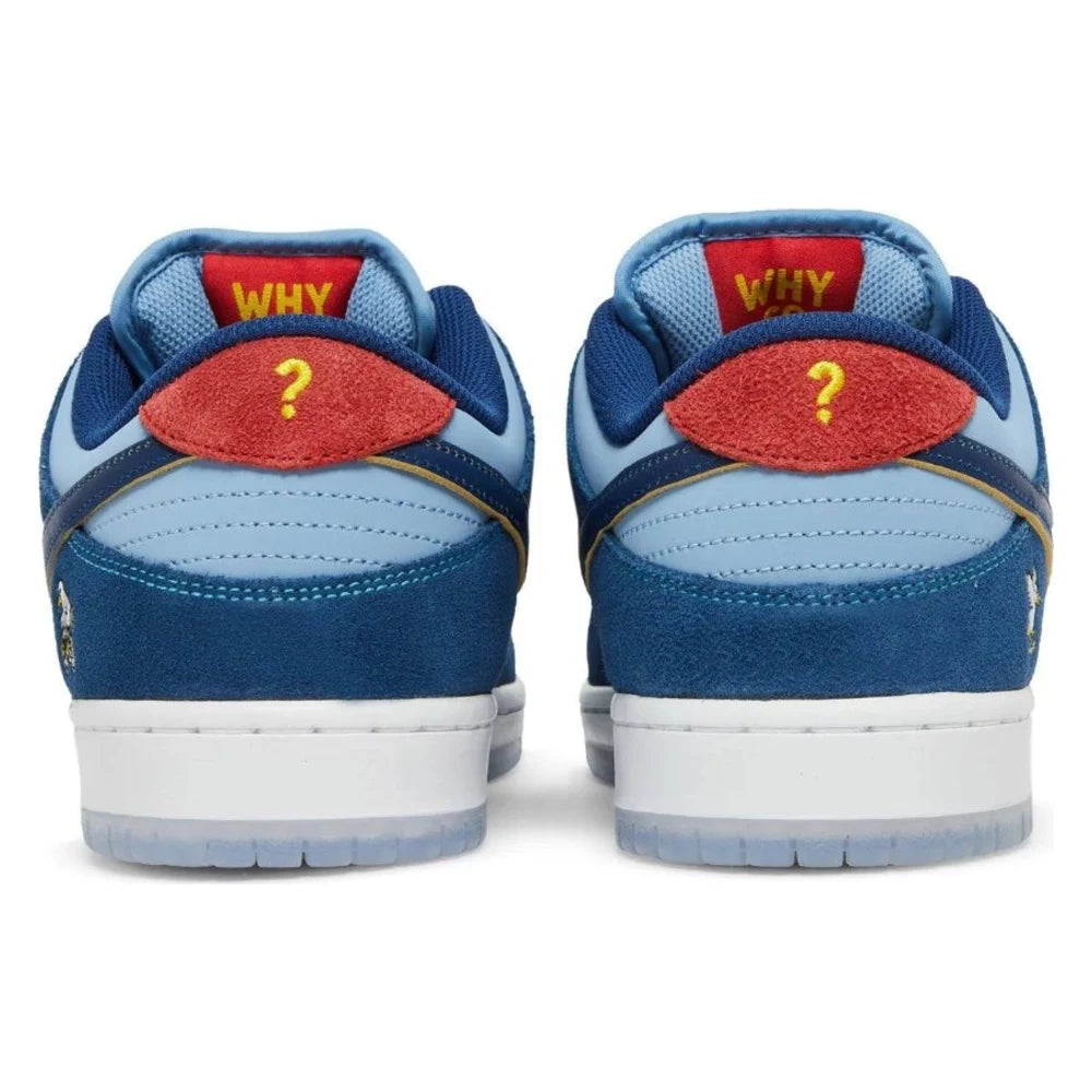 Tênis Why So Sad? x Nike SB Dunk Low The Predatory Bird Azul - foto 4