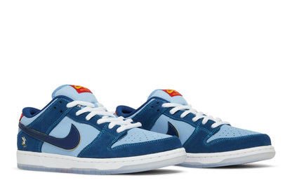 Tênis Why So Sad? x Nike SB Dunk Low The Predatory Bird Azul