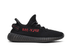 Tênis Yeezy Boost 350 v2 Black Red (Bred) Preto